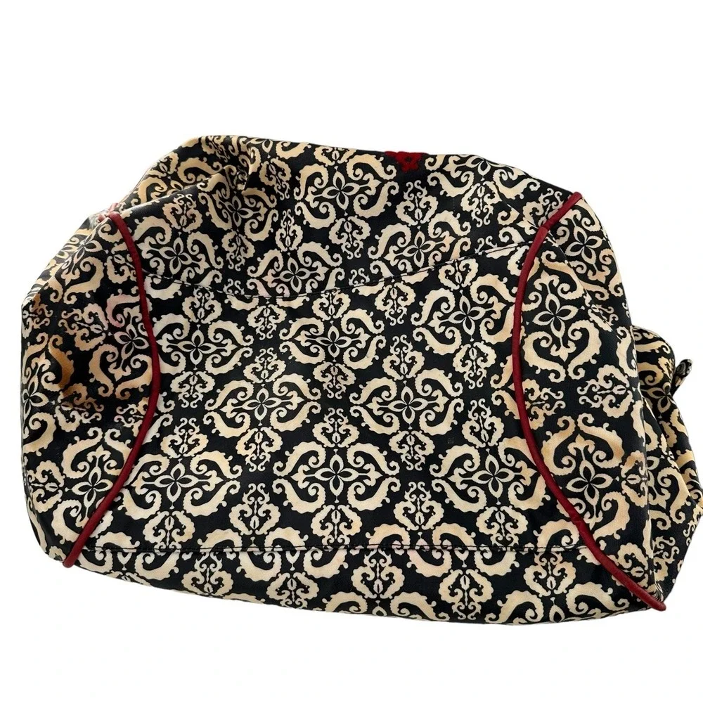 Petunia Pickle‎ Bottom Wistful Weekender Diaper Bag Fez Tote Embroidered Read